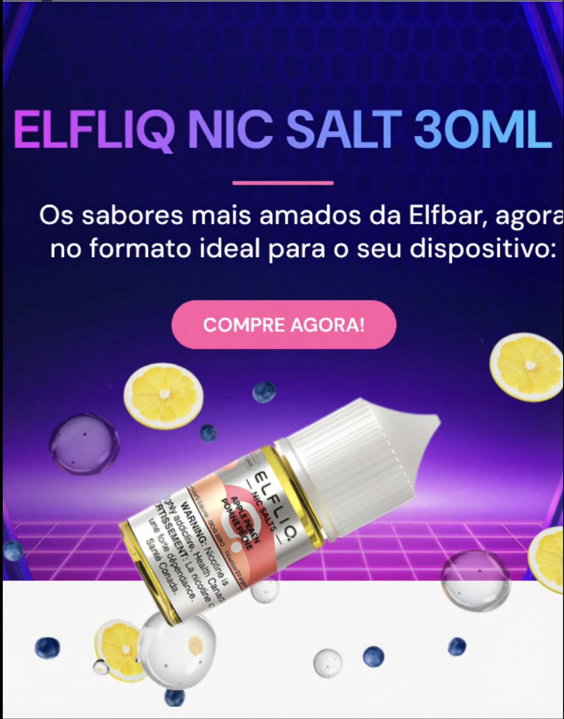 ELFLIQ NIC SALT 30ML