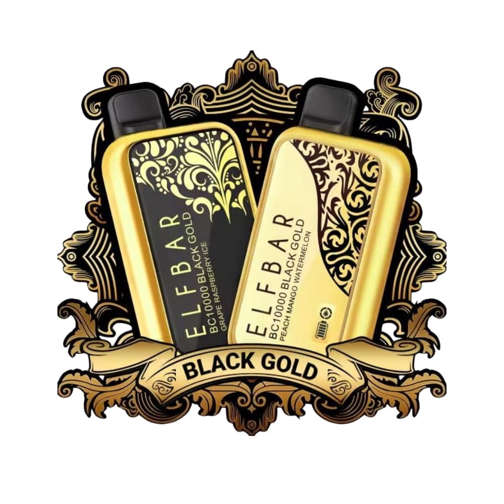 Elfbar BC10000 Black Gold – Pod Descartável Edição Limitada